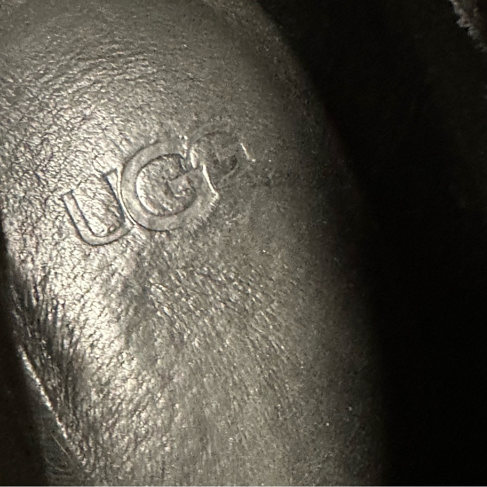 UGG Leather Ankle Boots in Black - Picture 6 of 10